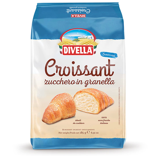 5 CROISSANT ZUCCHERO IN GRANELLA DIVELLA GR.210