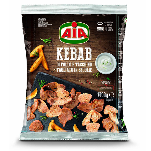 KEBAB POLLO E TACCHINO AIA KG.1