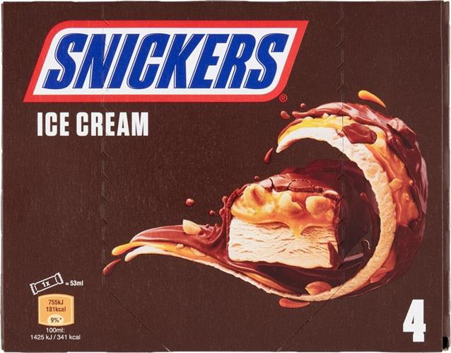 SNICKERS ICE CREAM X 4