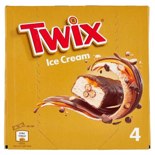 TWIX ICE CREAM X 4