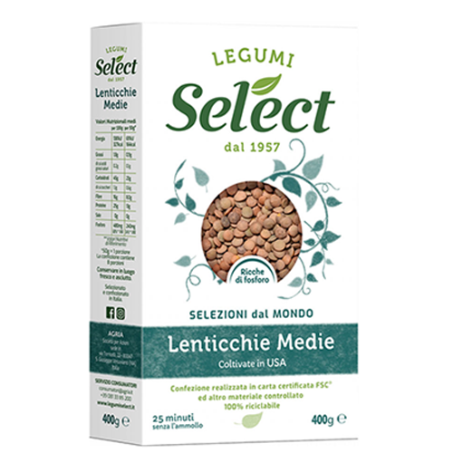 LENTICCHIE MEDIE SELECT GR.400