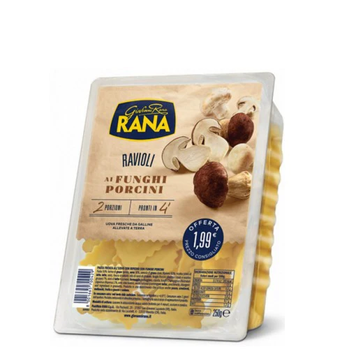 RANA RAVIOLI AI FUNGHI GR.250